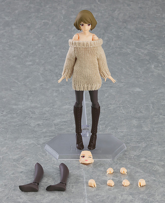 Original Character: Chiaki Female Backless Sweater Outfit Body | Figurky a sošky | Fate Gate