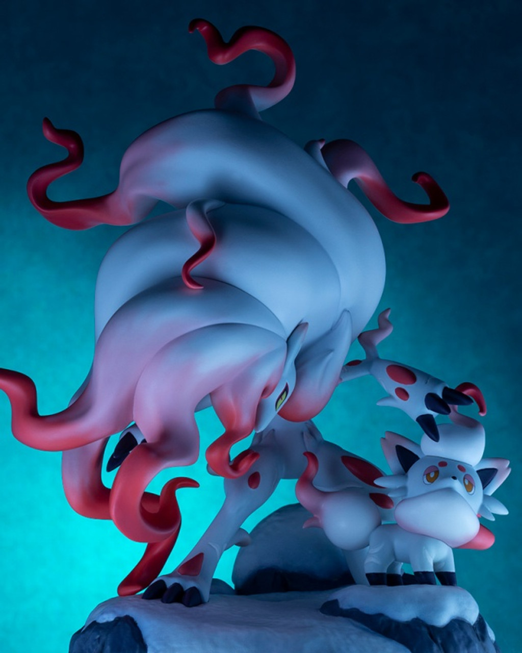 ポケモン　クリア　フィギュア　　ゾロアーク　ピカチュウ　シェイミ　グラードン Pokemon Center Original Figure Hisui Zorua & Hisui Zoroark