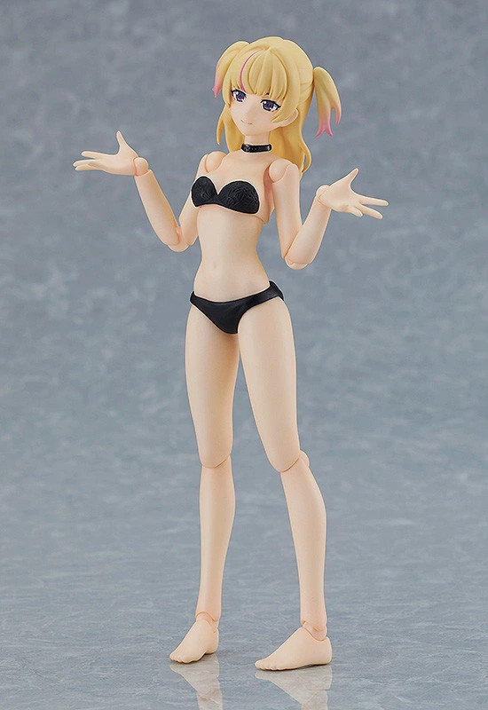 figma Female Body (Yuki) with Black Corset Dress Outfit Action Figure