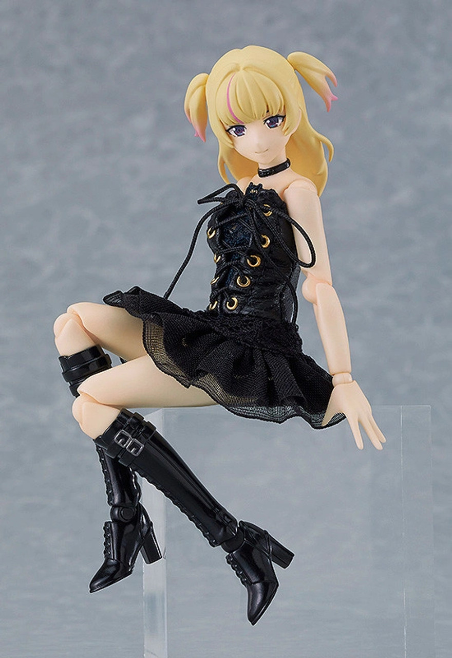 figma Female Body (Yuki) with Black Corset Dress Outfit,Figures,figma,figma,Original  Character