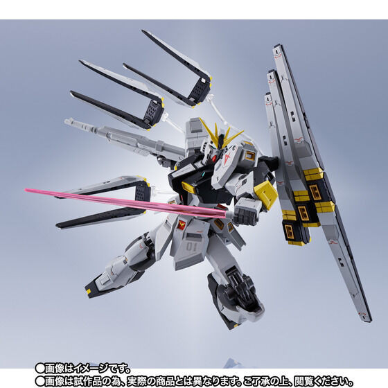 METAL ROBOT SPIRITS Nu Gundam DOUBLE FIN FUNNEL TYPE Action Figure