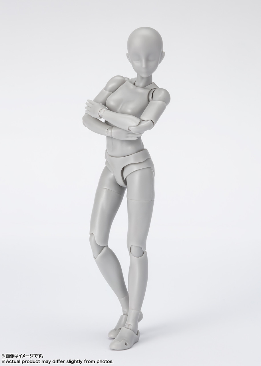 S.H.Figuarts Body-chan -Sports- Edition DX SET (Gray Color Ver.) Action  Figure