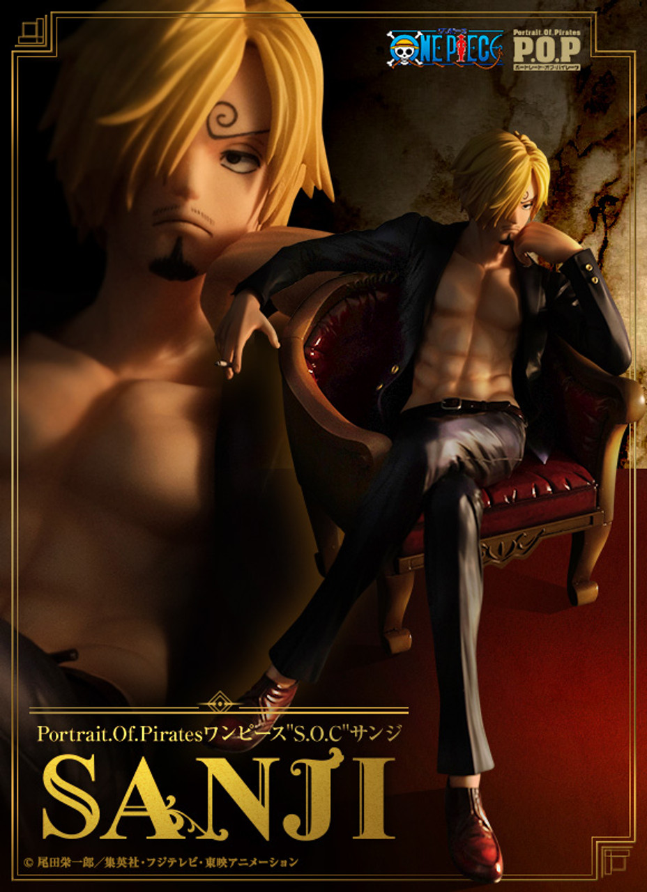 MegaHouse POP One Piece S.O.C SanJi 1/8 PVC Figure Portrait.Of