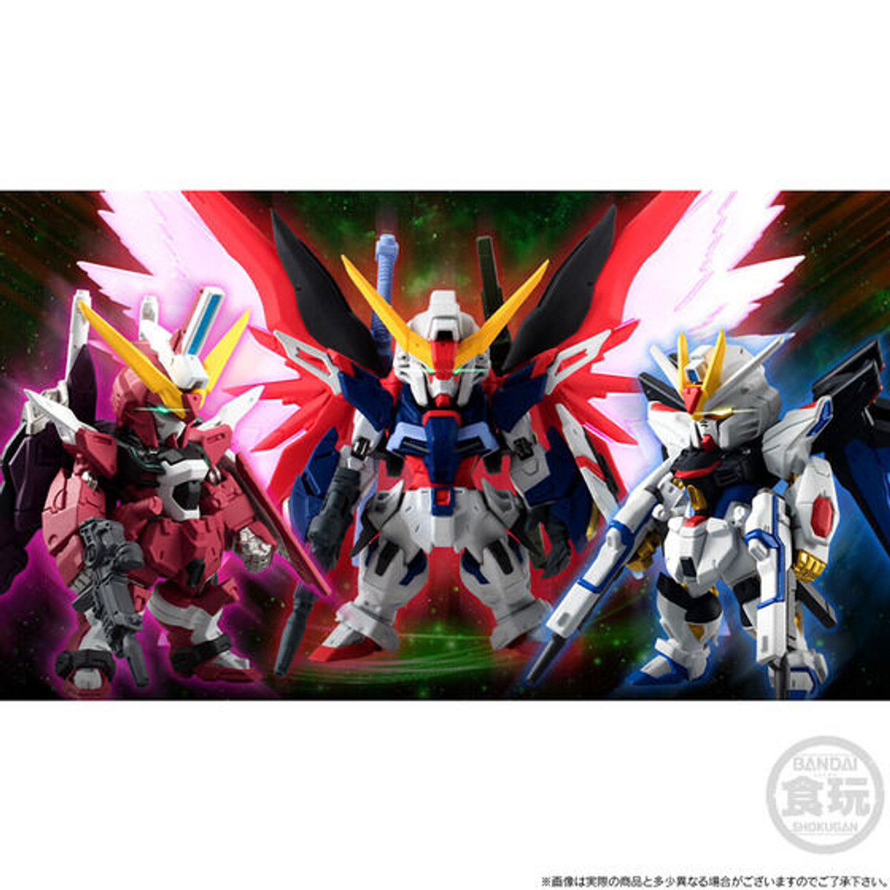 FW GUNDAM CONVERGE Mobile Suit Gundam SEED DESTINY (Set of 3) (Shokugan)