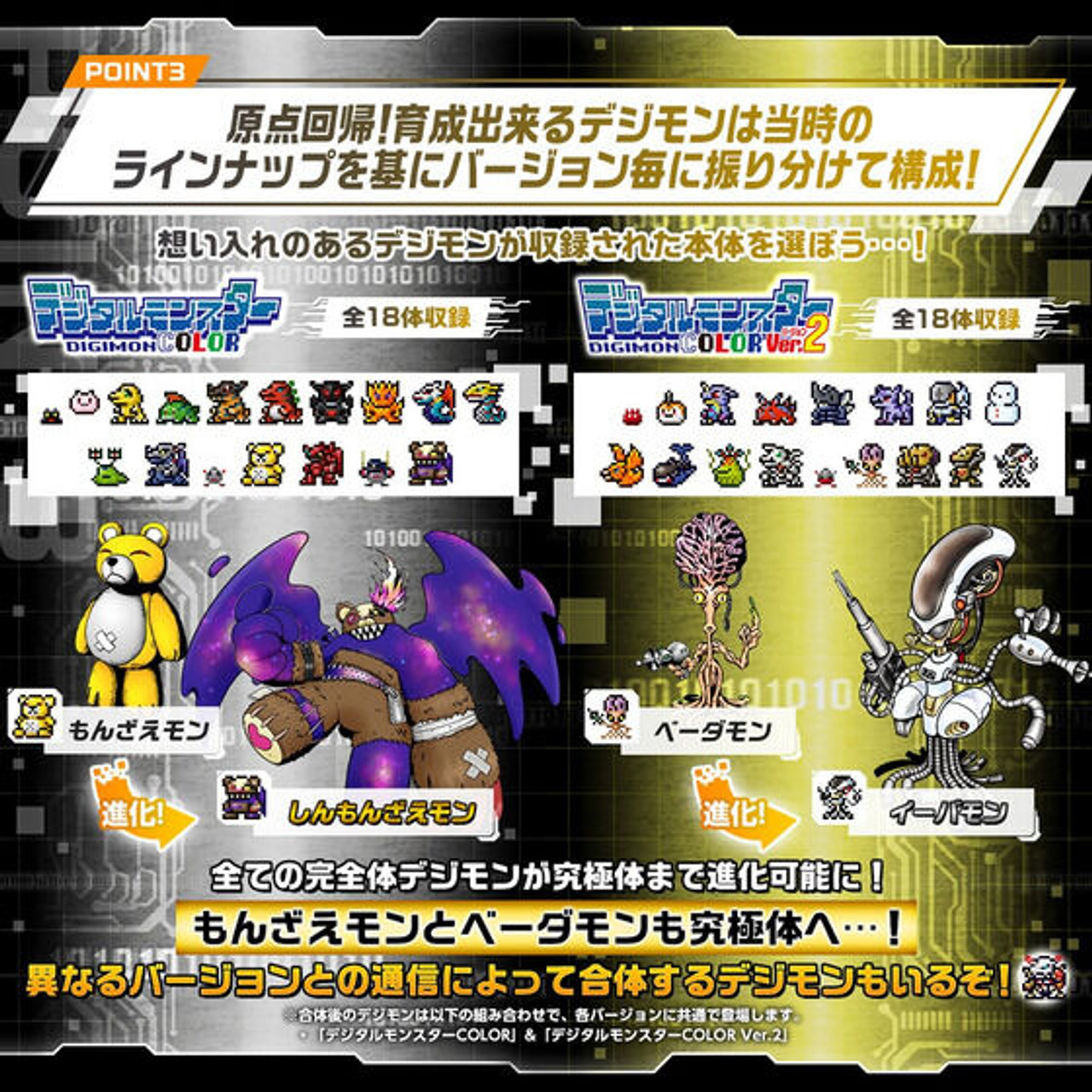 Digital Monster Color Ver.1 Original Clear & Ver.2 Original