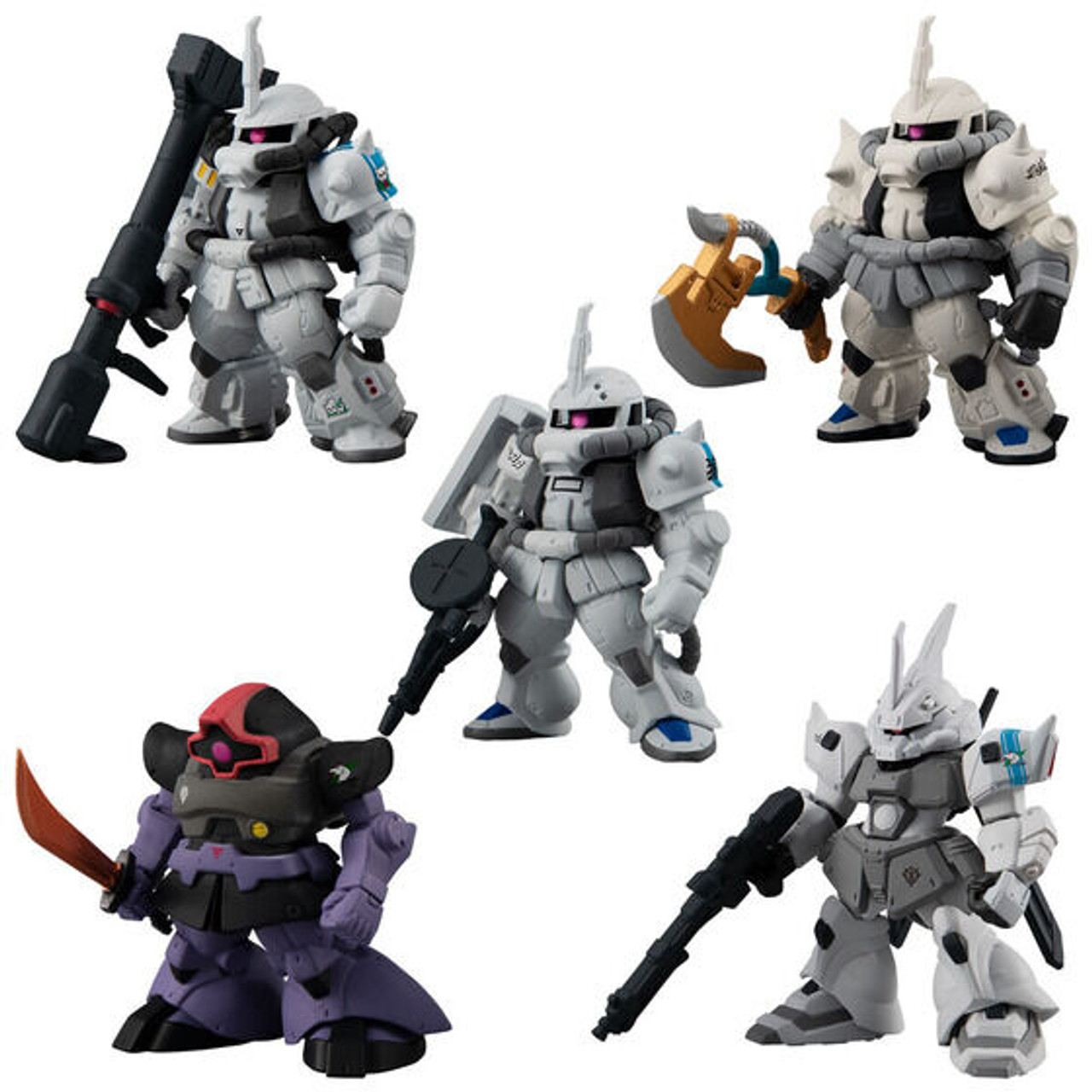 FW GUNDAM CONVERGE CORE White wolf of solomon Set (Shokugan)