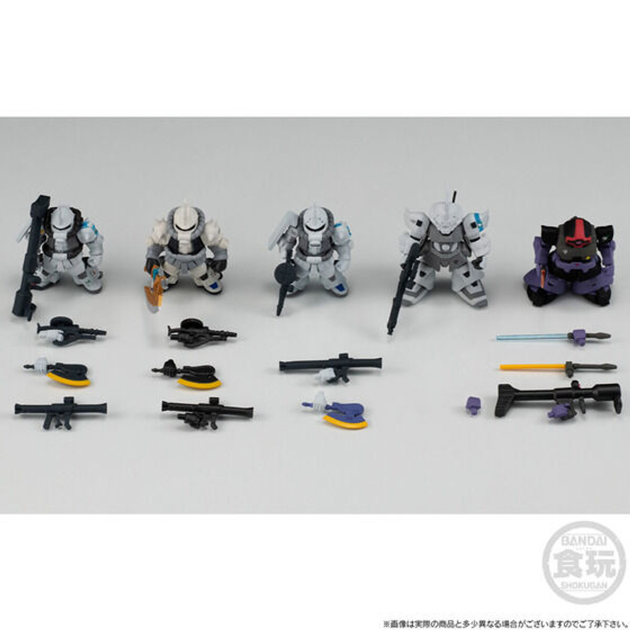 FW GUNDAM CONVERGE CORE White wolf of solomon Set (Shokugan)