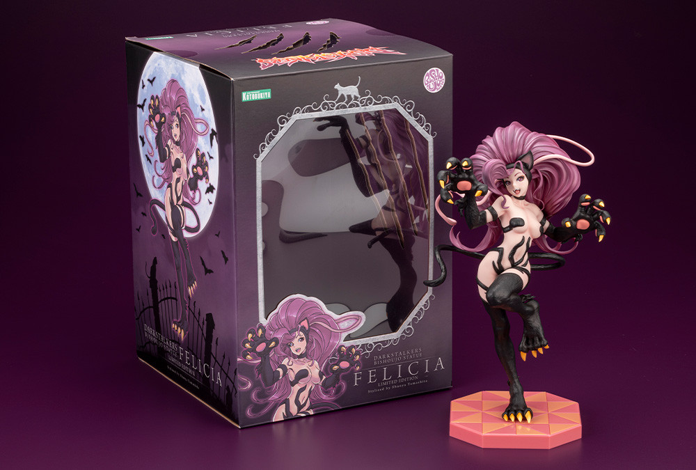 DARKSTALKERS Vampire Bishoujo Felicia Limited Edition Complete Figure Darkstalkers フェリシア フィギュア