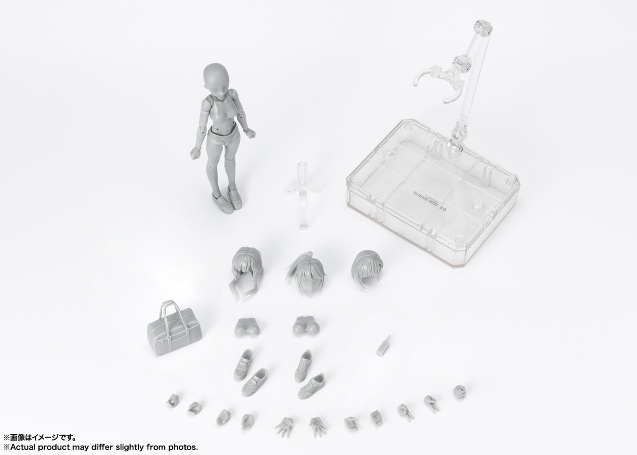 S.H.Figuarts Body-chan -Sports- Edition DX SET (Gray Color Ver