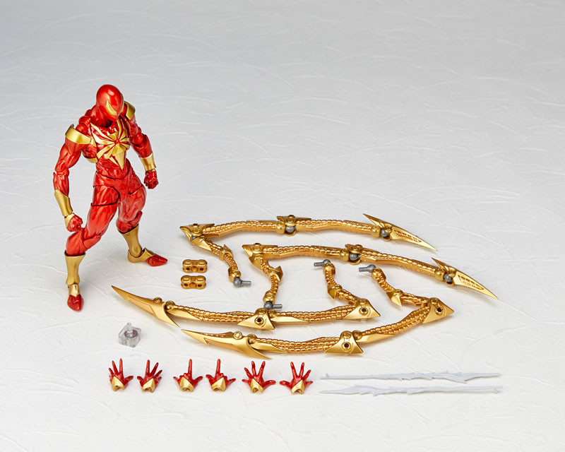 P*i様 REVOLTECH IRON SPIDER フィギュア Amazing Yamaguchi - #23 - Iron Spider