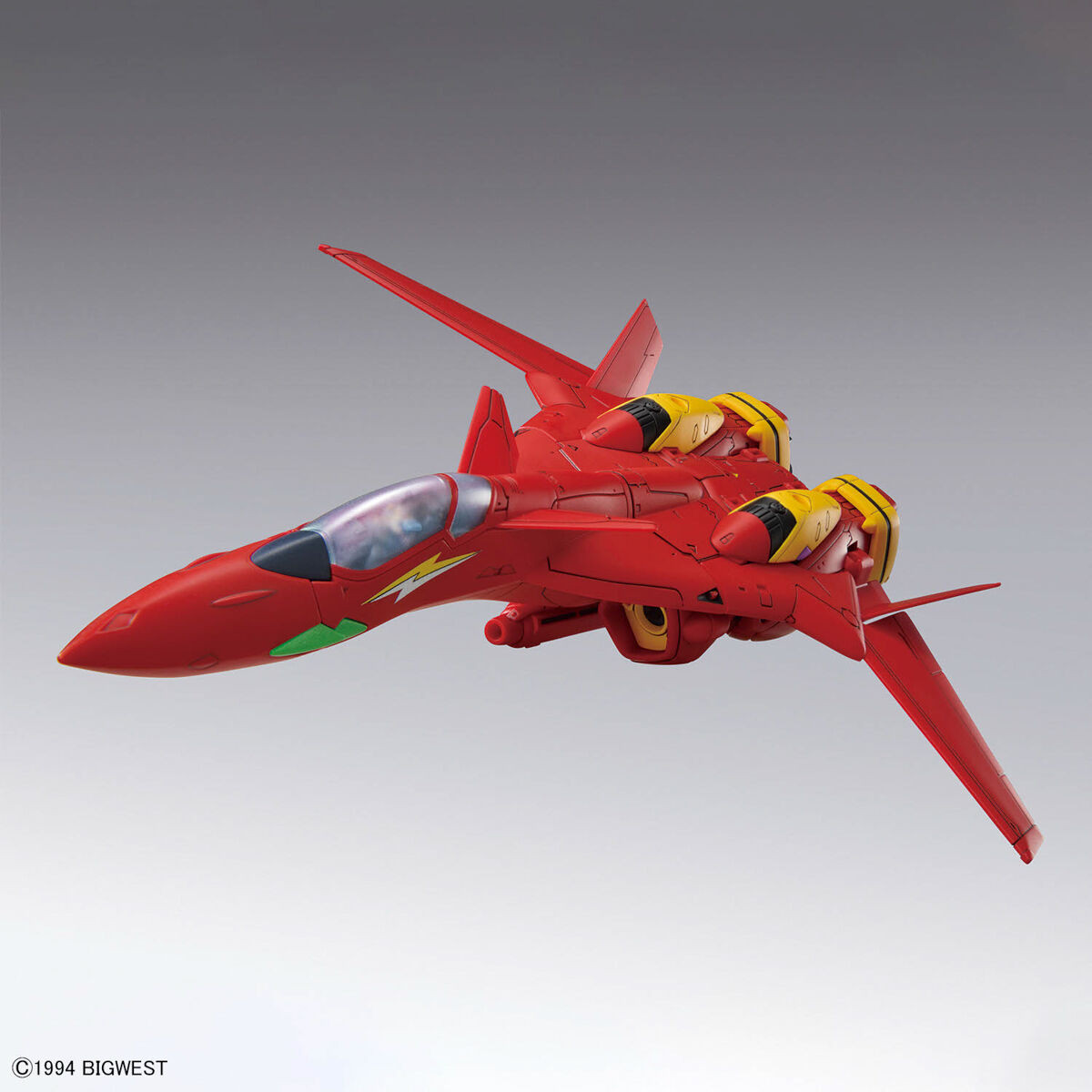 HG 1/100 VF-19 Custom Fire Valkyrie with Sound Booster Plastic Model