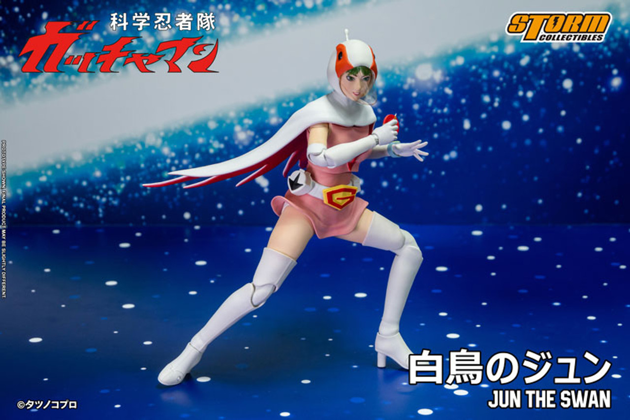 Science Ninja Team Gatchaman Action Figure G-3 Jun, the Swan