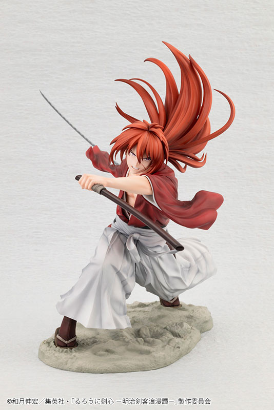 KOTOBUKIYA ARTFX J Himura Kenshin Figurine Complète Peinte En