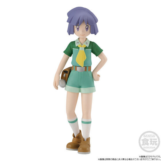 Pokemon Scale World Johto Region Tsukushi & Hassam (Shokugan)