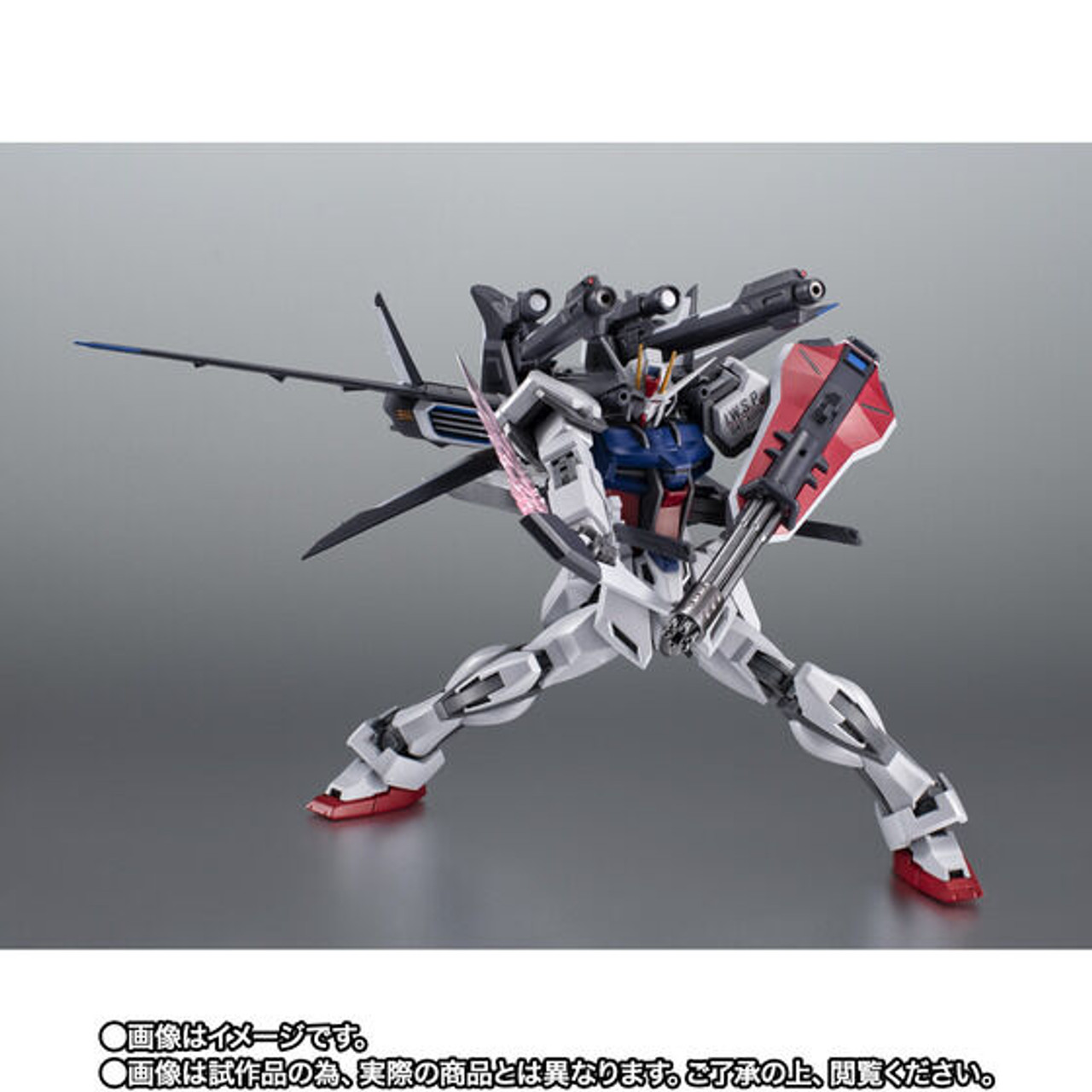 GAT-X105STRIKE GUNDAM + I.W.S.P. ver.未開封 ROBOT SPIRITS SIDE MS GAT-X105 Strike + P202QX STRIKE GUNDAM