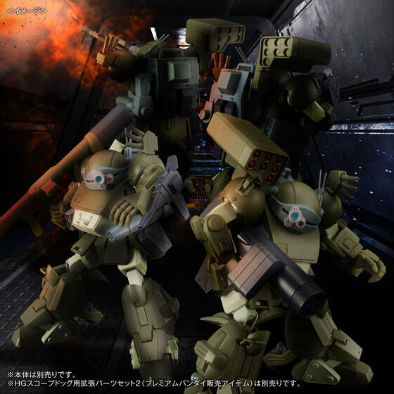 HG ScopeDog Extension Parts Set 6 Plastic Model