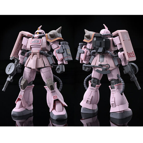 HG 1/144 ZAKU DESERT TYPE PINK PANTHER FORCES Plastic Model