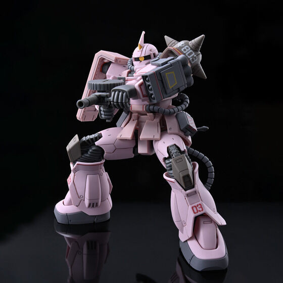 HG 1/144 ZAKU DESERT TYPE PINK PANTHER FORCES Plastic Model