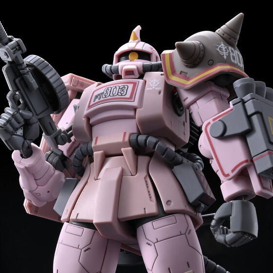 HG 1/144 ZAKU DESERT TYPE PINK PANTHER FORCES Plastic Model