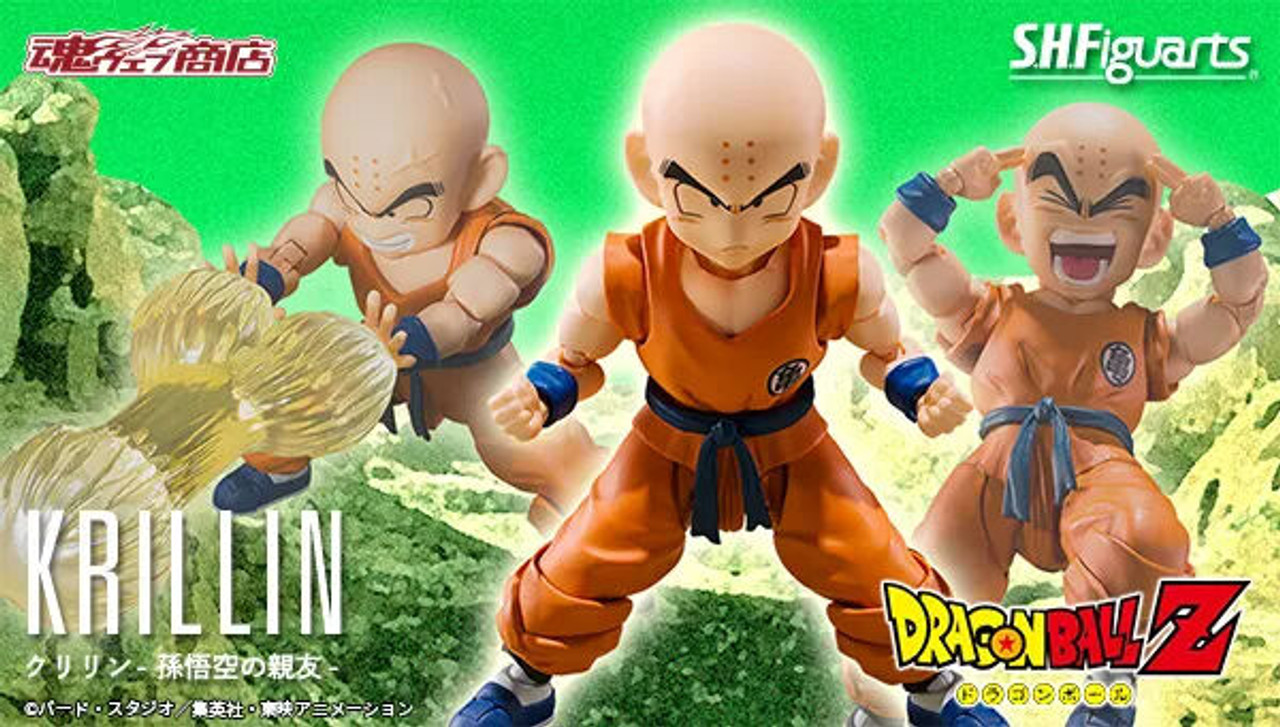 Goku & Krillin フィギュア S.H.Figuarts Krillin -SON GOKU 's best friend - | TAMASHII WEB