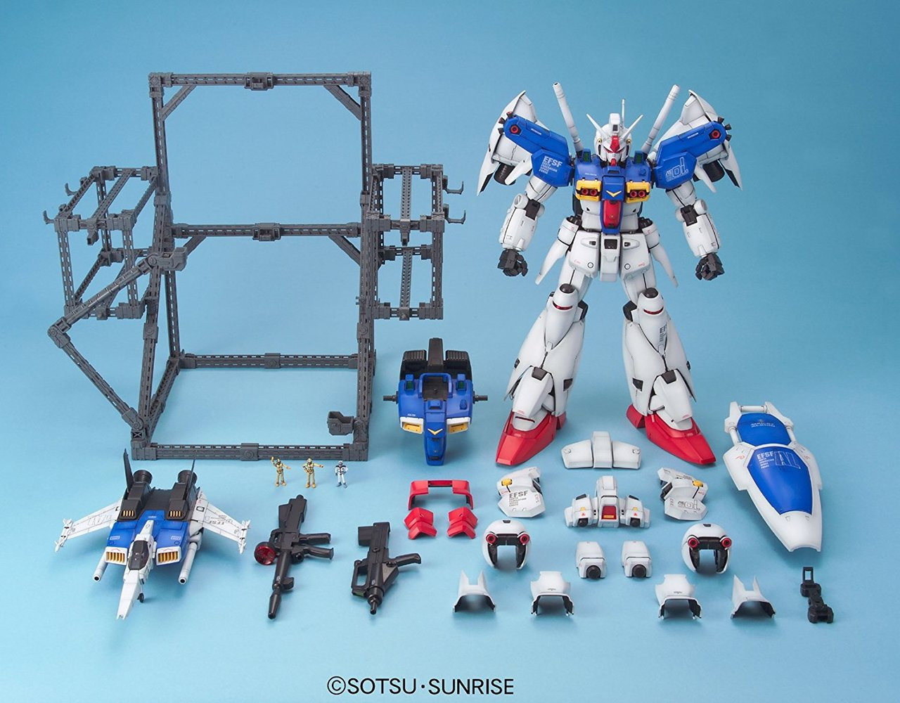 BANDAI PG 1/60 RX-78 GP01/Fb Gundam GP01 Plastic Model Perfect Grade