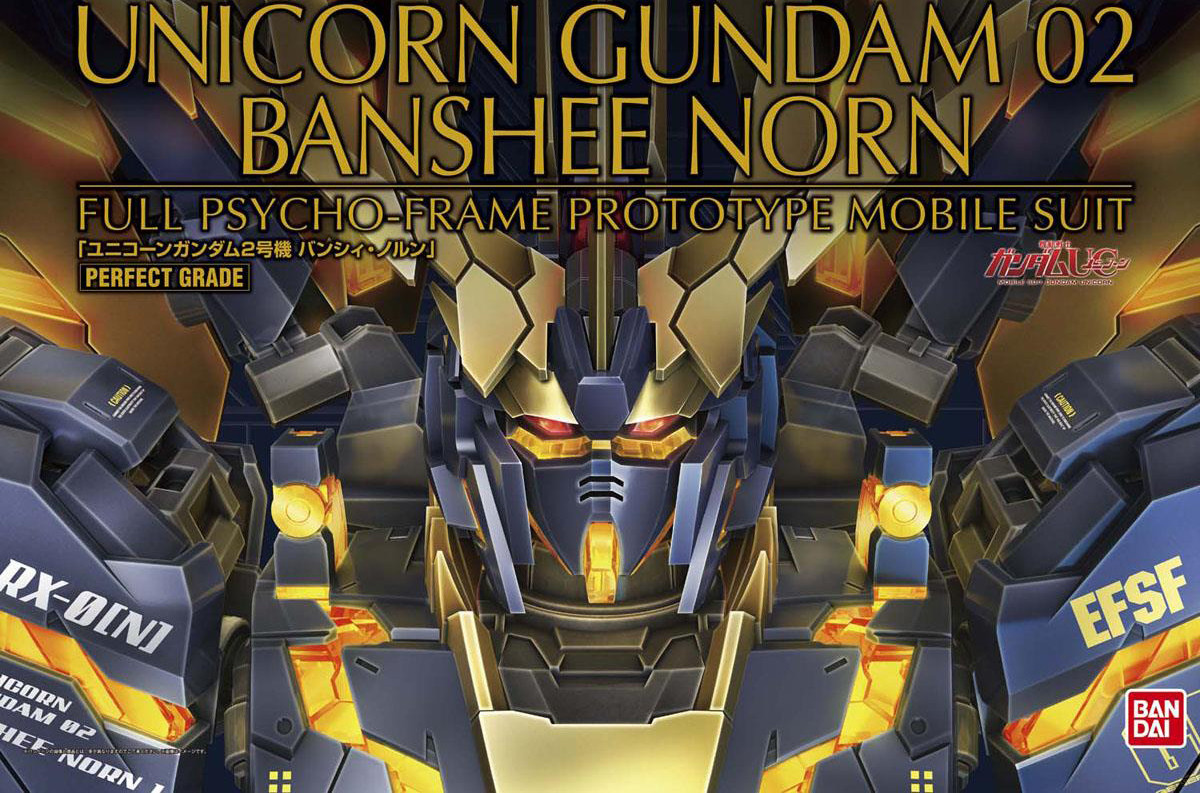 BANDAI PG 1/60 RX-0 [N] Unicorn Gundam 02 Banshee Norn UC Plastic Model  Perfect Grade