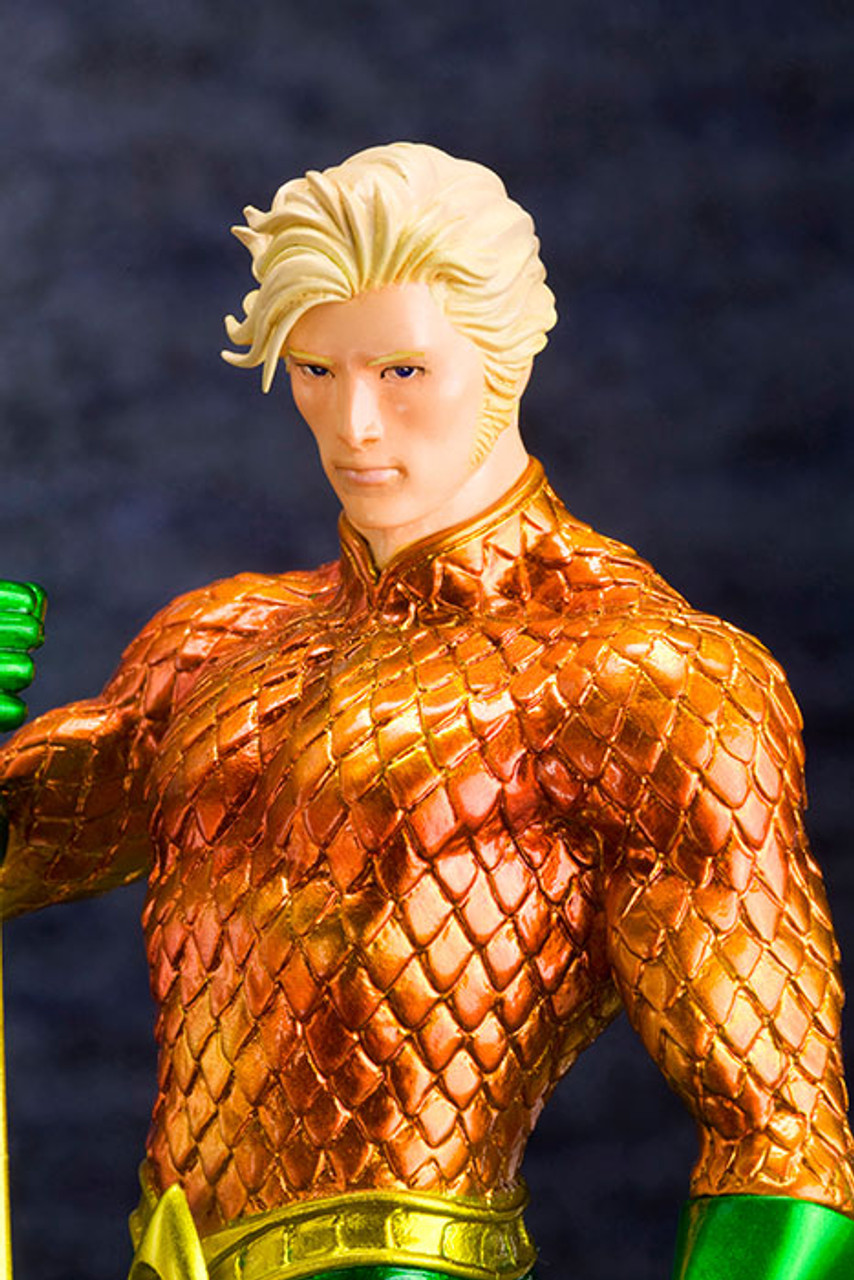 ARTFX+ JUSTICE LEAGUE アクアマン 1/10スケール PVC製 塗装済み完成品フィギュア n5ksbvb ARTFX+ JUSTICE LEAGUE アクアマン: フィギュア｜コトブキヤ