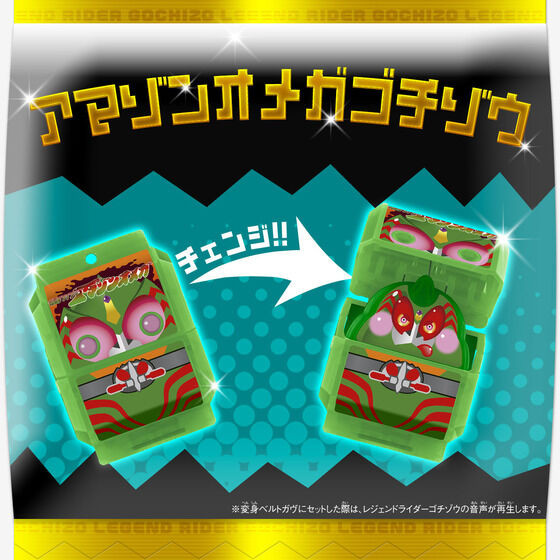 DX Legend Rider Gochizo Selection Set 01