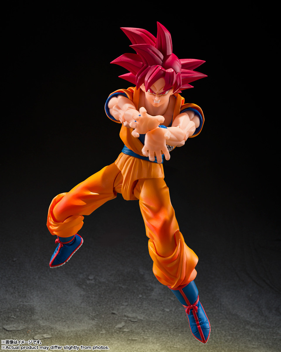 S.H.Figuarts Super Saiyan God Son Goku -Kami no Ki wo Matoishi