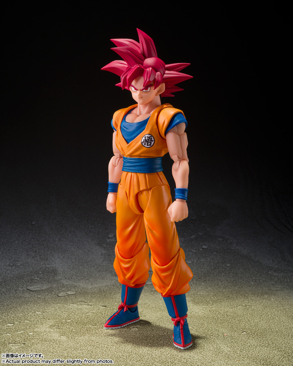 S.H.Figuarts Super Saiyan God Son Goku -Kami no Ki wo Matoishi
