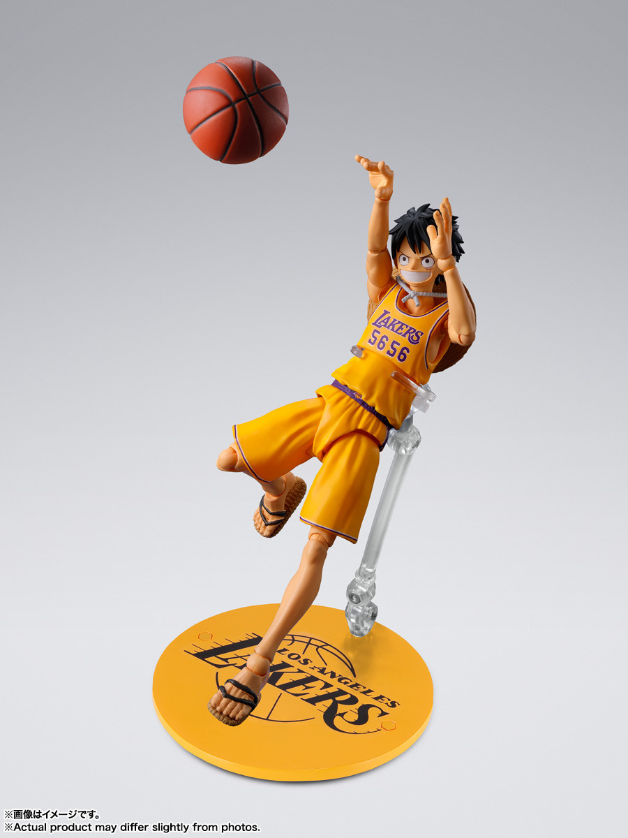 S.H.Figuarts ONE PIECE x NBA Monkey D. Luffy -LOS ANGELES LAKERS
