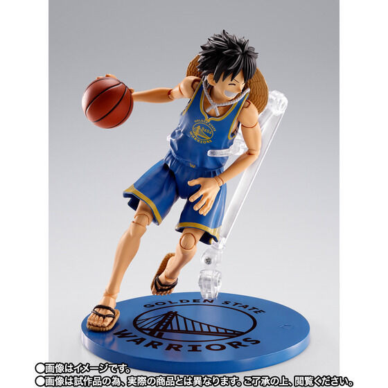 S.H.Figuarts ONE PIECE x NBA Monkey D. Luffy -GOLDEN STATE