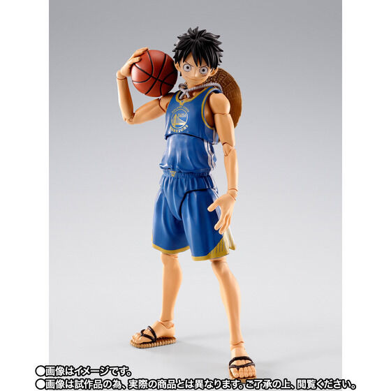 S.H.Figuarts ONE PIECE x NBA Monkey D. Luffy -GOLDEN STATE