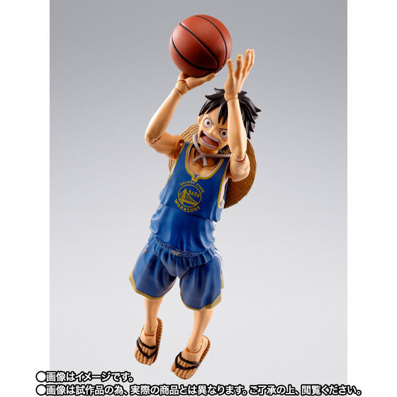 S.H.Figuarts ONE PIECE x NBA Monkey D. Luffy -GOLDEN STATE