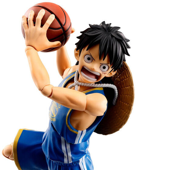 S.H.Figuarts ONE PIECE x NBA Monkey D. Luffy -GOLDEN STATE