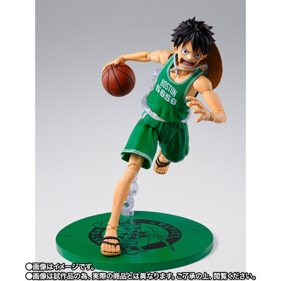 S.H.Figuarts ONE PIECE x NBA Monkey D. Luffy -BOSTON CELTICS ver