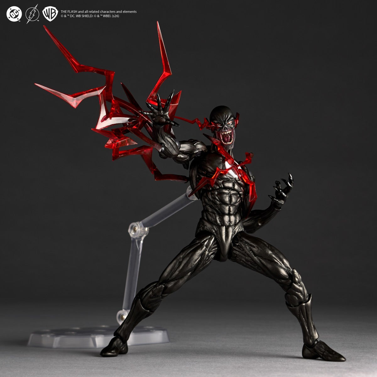 YAMAGUCHI ヒーローフィギュア 赤黒 Revoltech Amazing Yamaguchi Black Flash Action Figure
