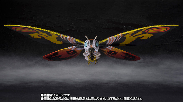 BANDAI S.H.MonsterArts Mothra adult & Mothra Larval Special Color