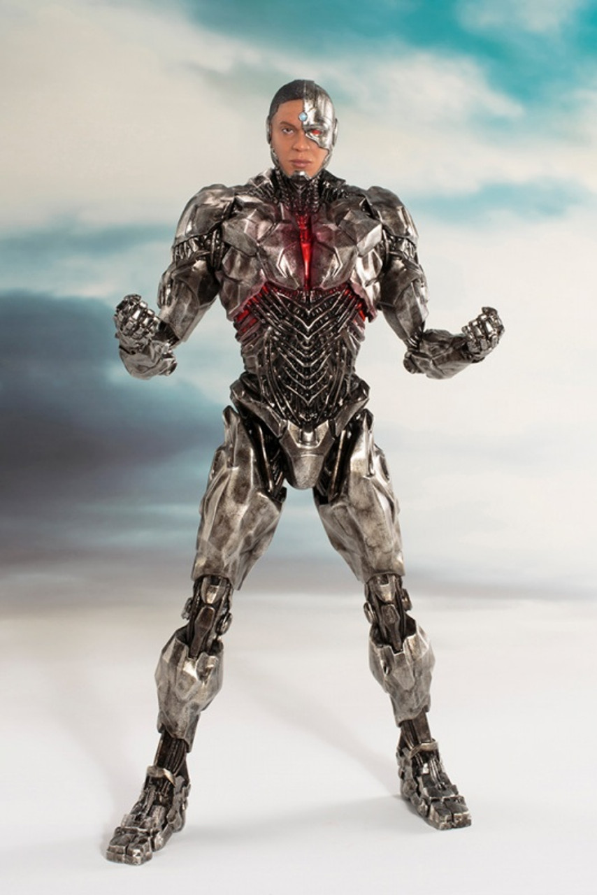 ARTFX+ JUSTICE LEAGUE サイボーグ 1/10スケール PVC製 塗装済み完成品フィギュア n5ksbvb ARTFX+ Justice League Cyborg 1/10 PVC Figure (Completed)