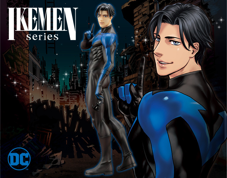 KOTOBUKIYA DC Comic Ikemen Nightwing 1/7 PVC Figure (Completed)