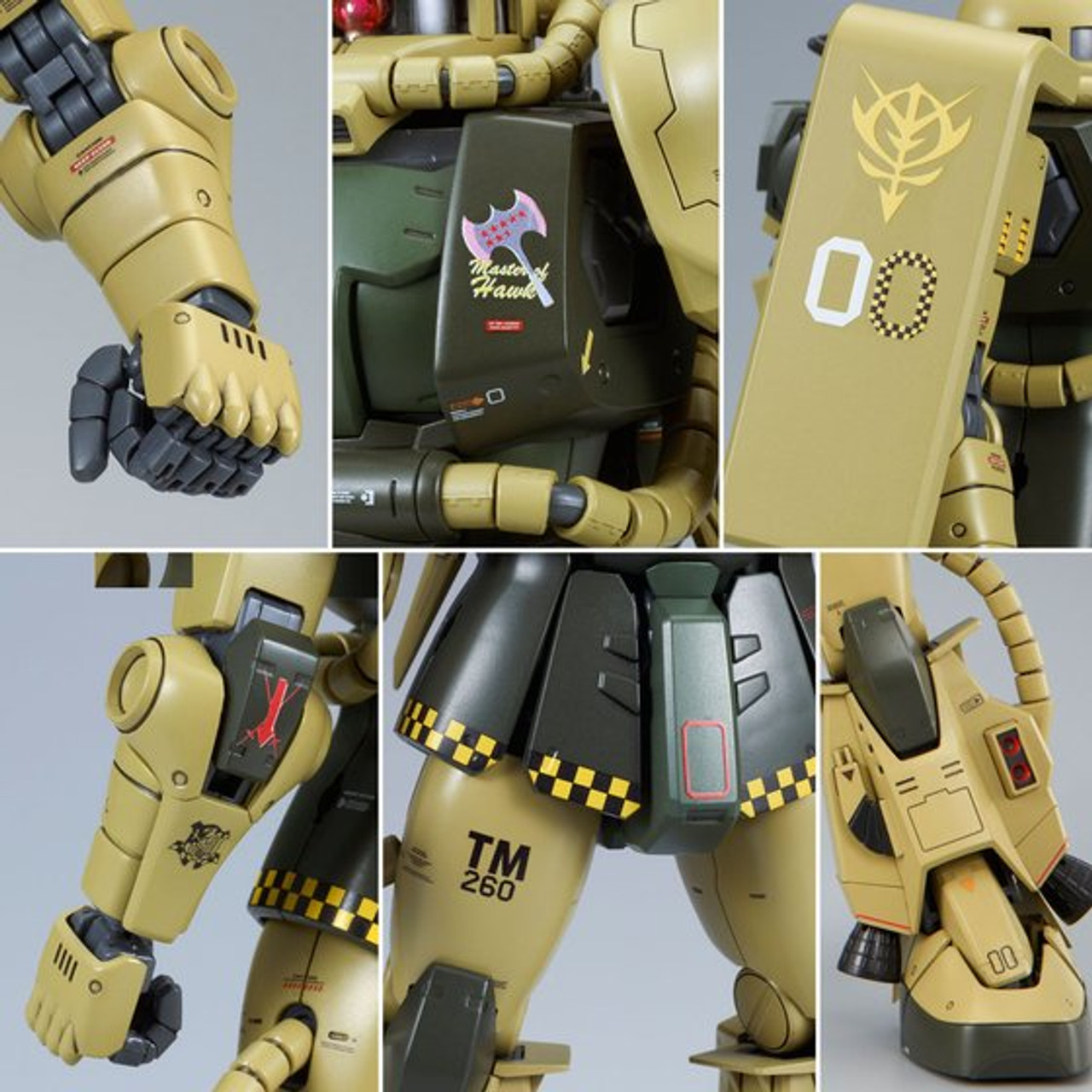 MG 1/100 MS-06R-1 Breniff Oguz Zaku II Plastic Model