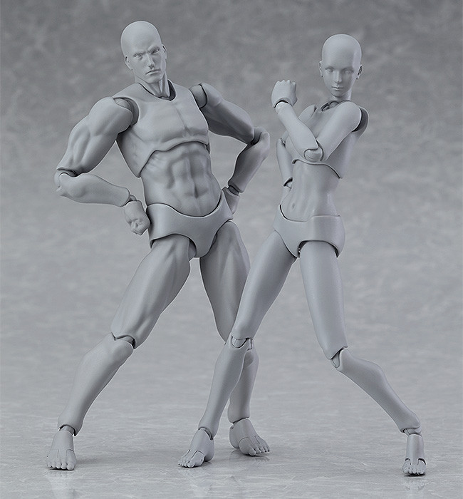 figma archetype next: She - Gray color ver. Action Figure (Completed)