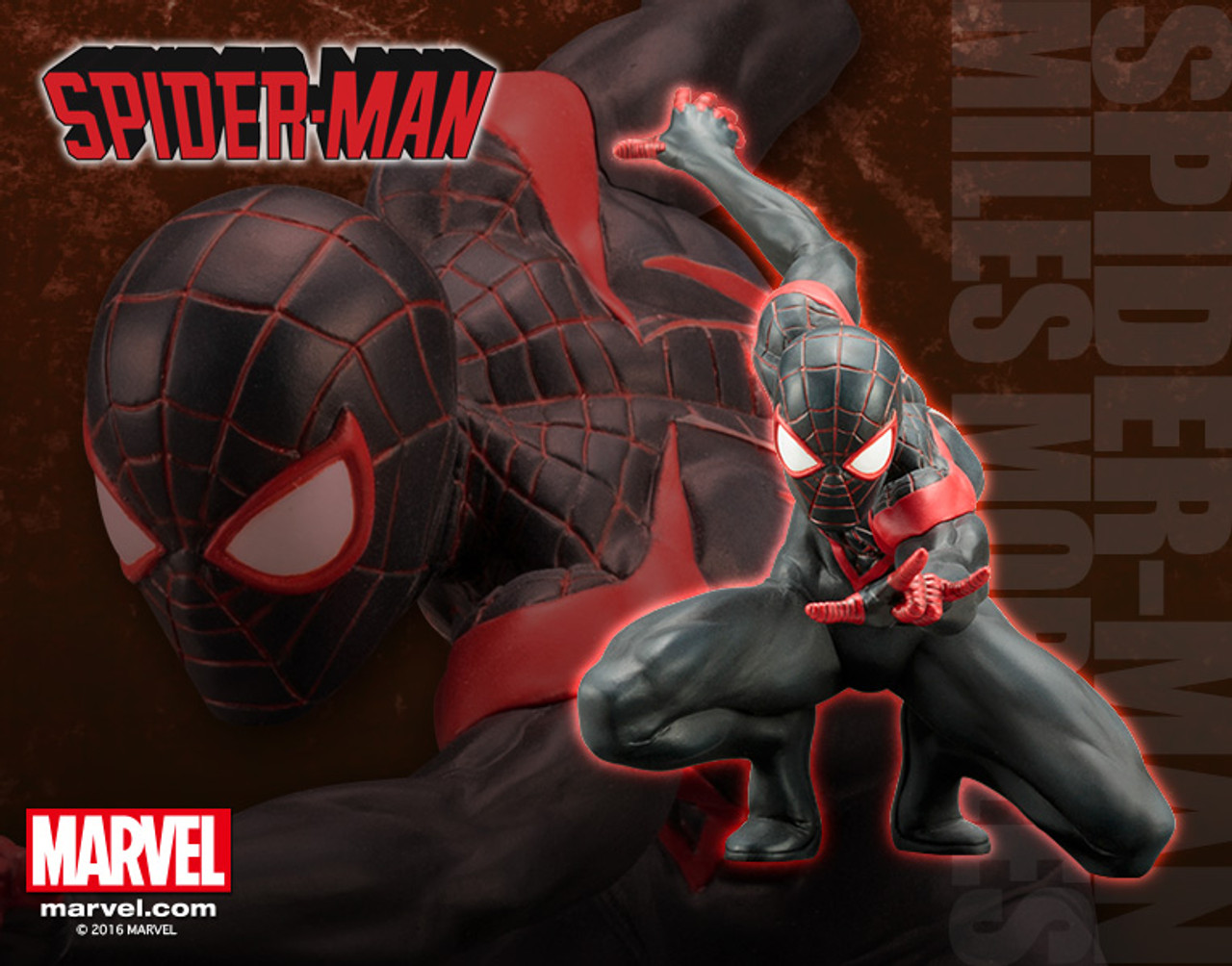 SPIDER-MAN (MILES MORALES) STATUE ARTFX+ 1/10 MARVEL NOW KOTOBUKIYA 11 CM -  Kingdom Figurine