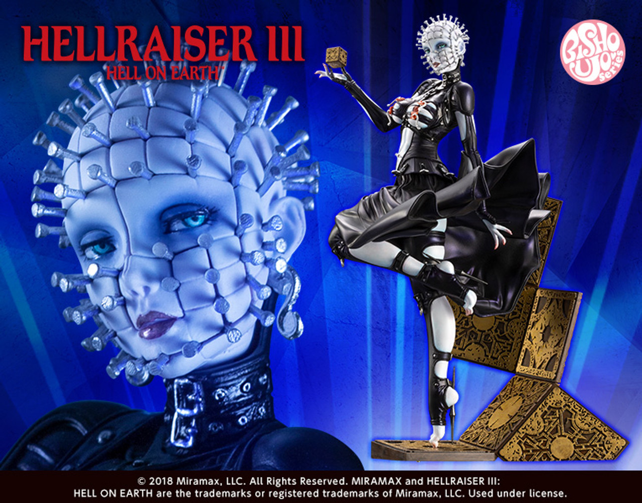 Amazon.com: Kotobukiya Hellraiser 3: Hell on Earth: Pinhead Bishoujo Statue  : Toys & Games