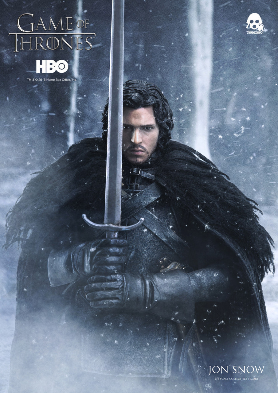 ThreeZero Game of Thrones: Jon Snow 1/6 Action Figure 3A Three A