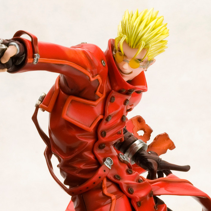 東野VS PVCフィギュア KOTOBUKIYA ARTFX J Vash the Stampede 1/8 PVC Figure Trigun the