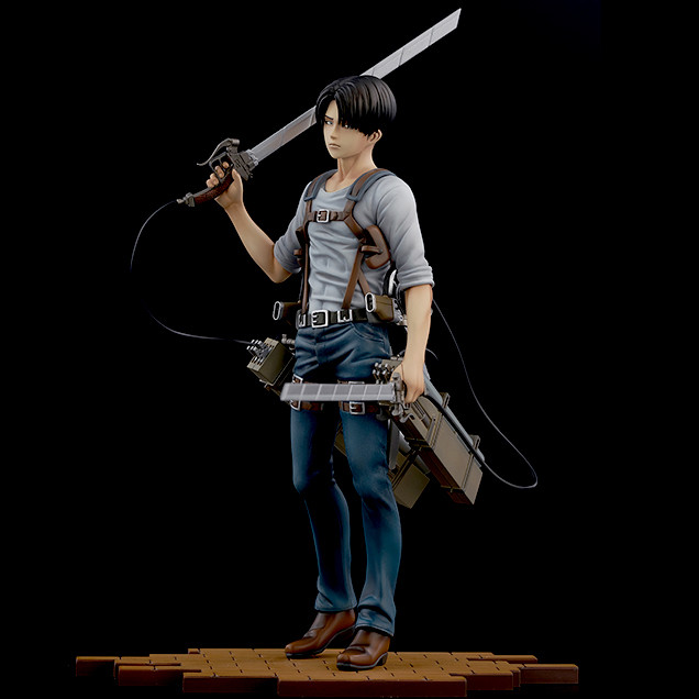 LEVI ver.2B braveact 1/8 スケール BRAVE-ACT Attack on Titan Levi -ver.2B- 1/8 PVC Figure