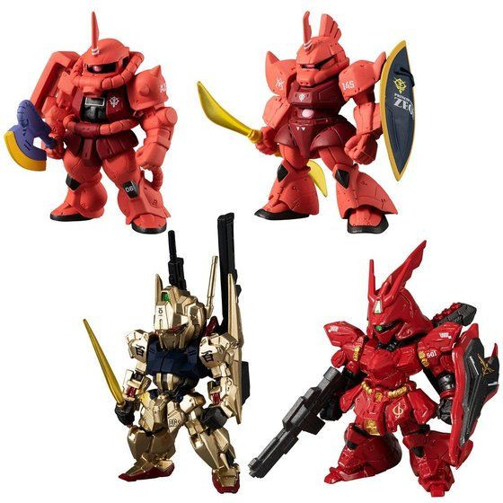 FW GUNDAM CONVERGE: CORE Red Comet Trail PVC Figure - Kurama Toys