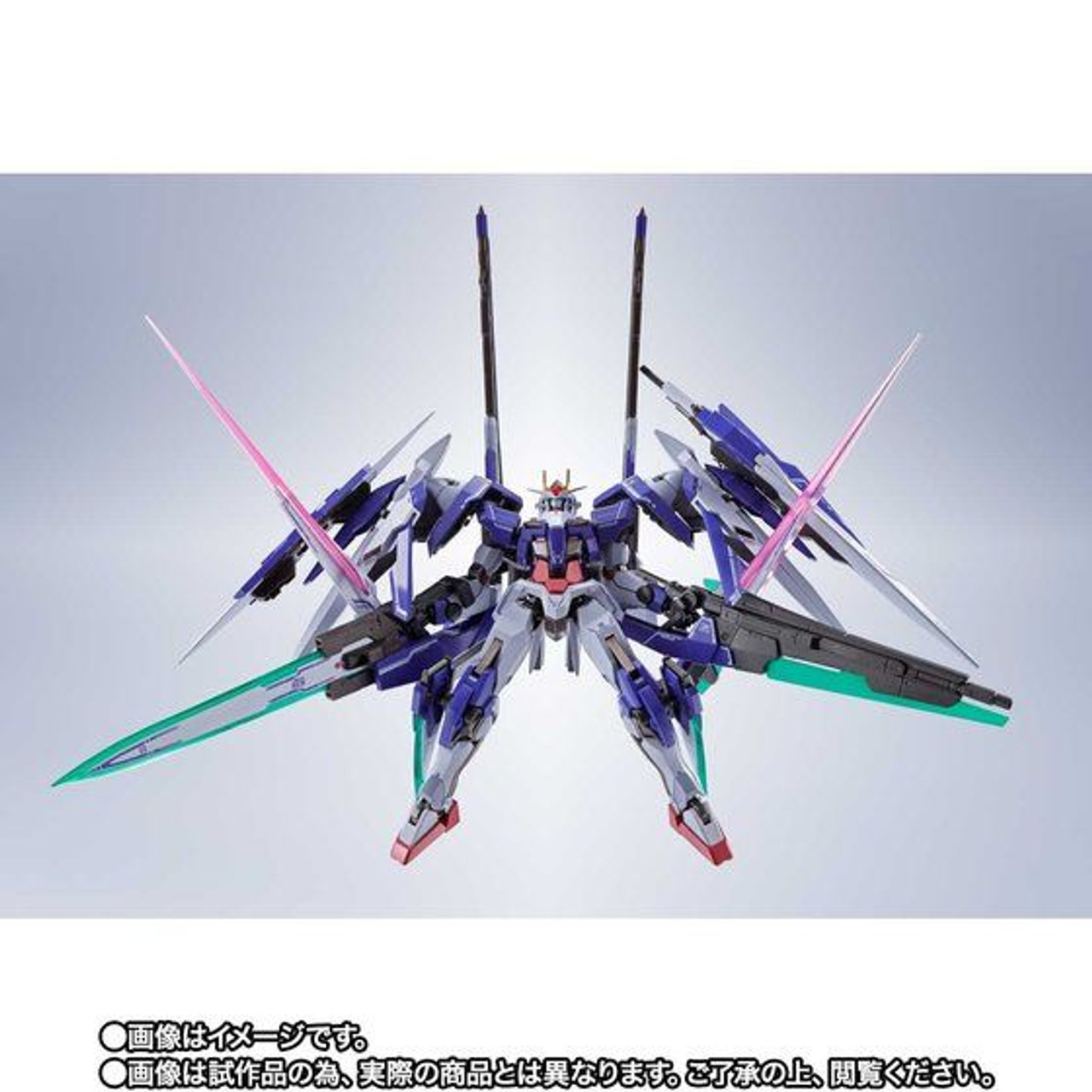バスターソードfoil 他2枚セット METAL Robot Spirit SIDE MS 00 XNRaiser+Seven Sword+GN Sword