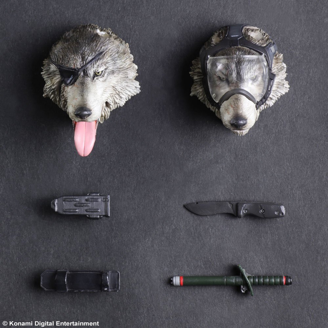 SQUARE ENIX Play Arts Kai D-DOG Action Figure Metal Gear